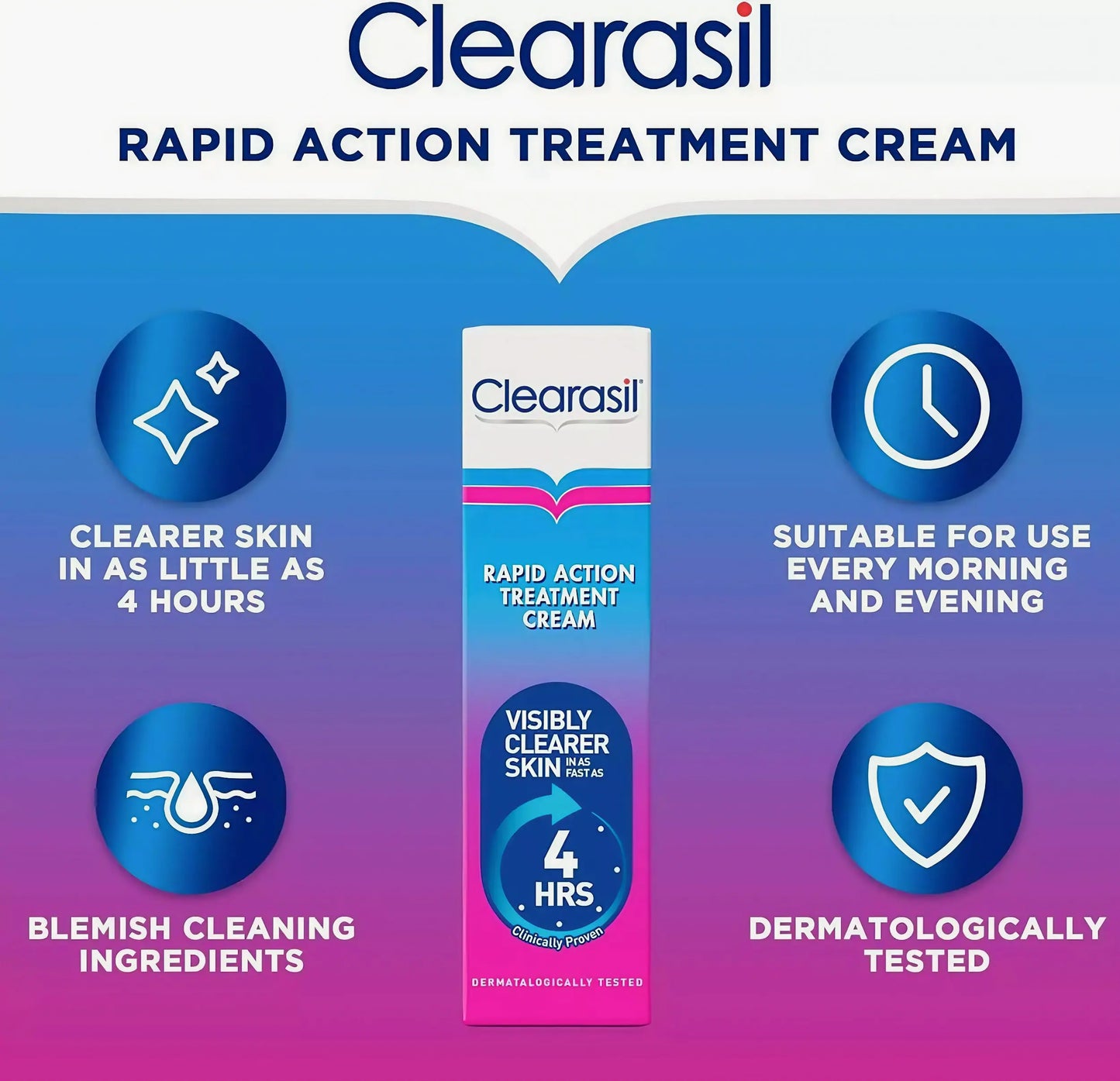 Clearasil - Ultra Rapid Action Clarifying Cream 25ml ClickncarryMart