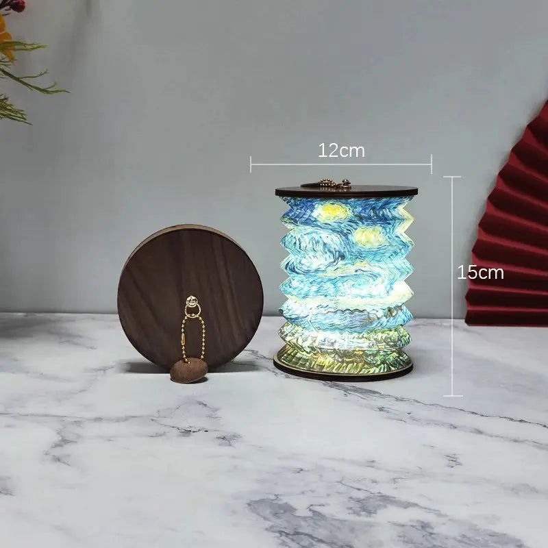 Foldable Touch LED Night Lamp – Portable USB Rechargeable Dimmable Lantern ClickncarryMart