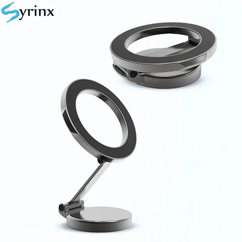 Magnetic 360° Folding Car Phone Holder with Suction Cup – Universal Smartphone Mount