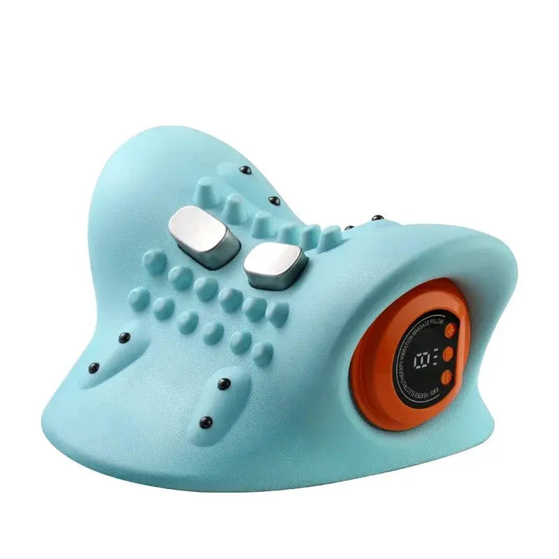 NEW Electric Heated Cervical Massager – Neck Pain Relief & Posture Support Pillow ClickncarryMart