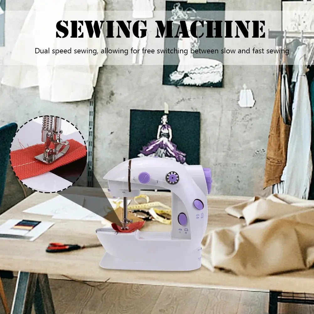 Electric sewing machine with multiple stitch modes for DIY sewing projects