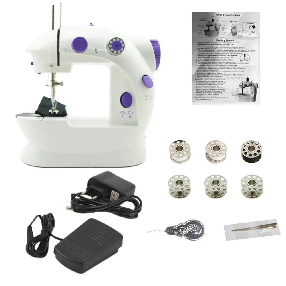 Portable Multifunctional Electric Sewing Machine – Compact, Automatic & Beginner-Friendly ClickncarryMart