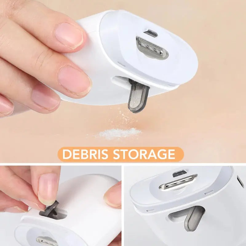 Portable USB rechargeable automatic nail cutter for home & travel